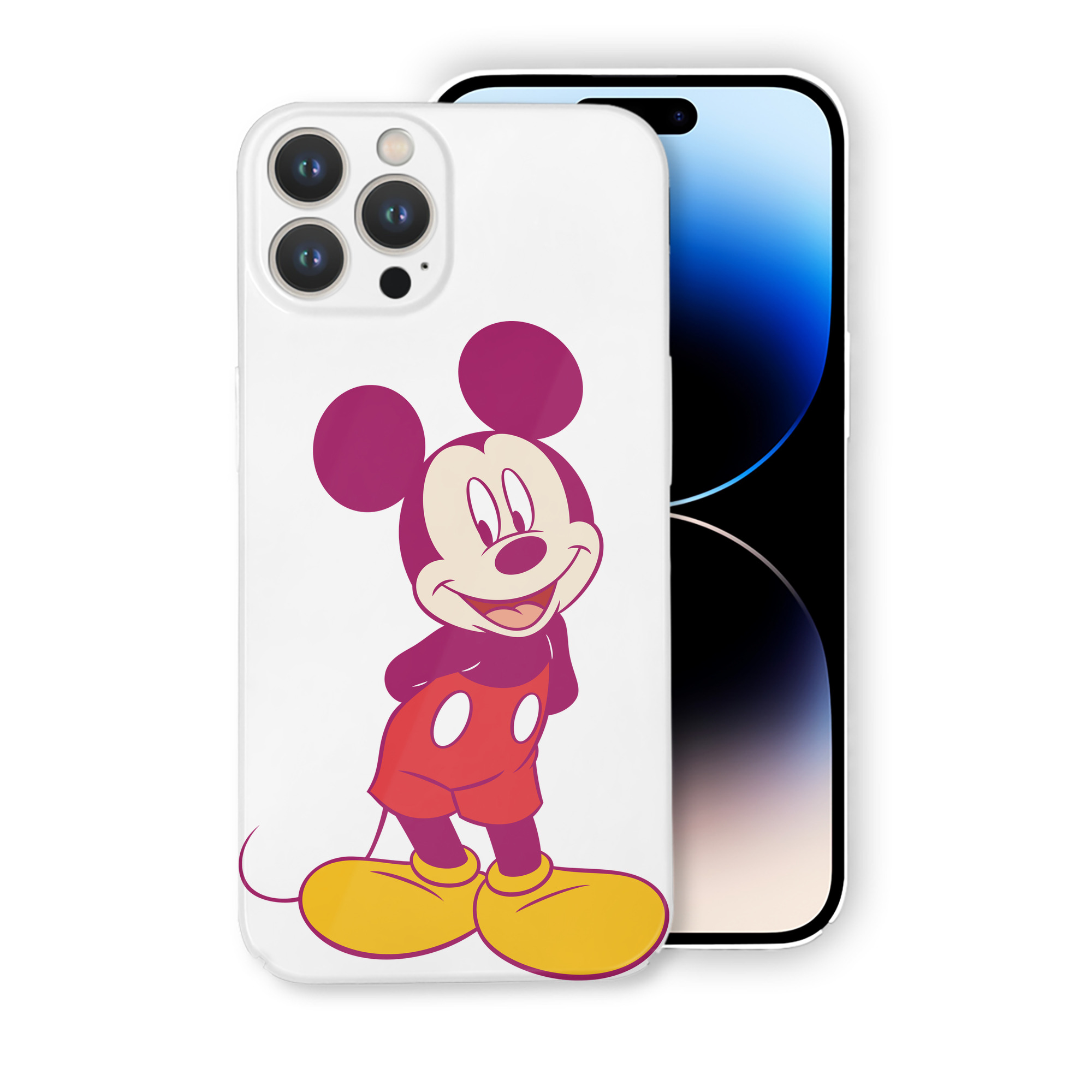 （画像用） ミッキーマウス Mickey Mouse 【iPhone 14シリーズ対応】ハードケース